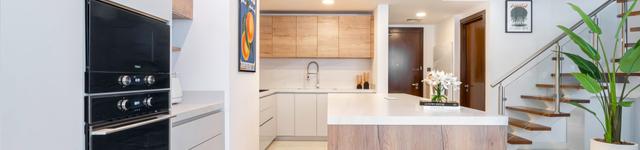 Modern Kaiser kitchen in Jumeirah Village Circle